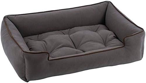 Slatters Be Royal Store Reversible Dual Ultra Soft Velvet Luxury Pet Bed for Dogs, Cats, Puppies, Rabbits - Large, Grey (90x60x20 cm)