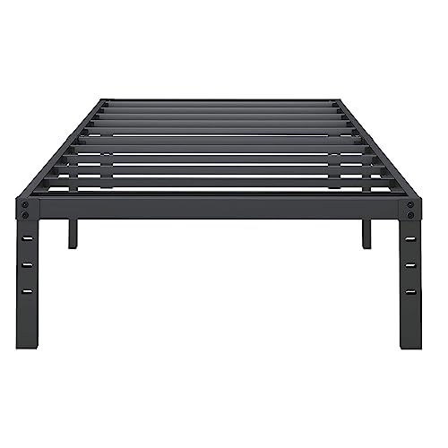 Mavesmog Twin Size Bed Frame,14 Inch High Metal Platform,3500lbs Heavy