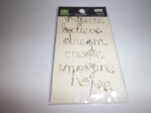Wire Words Scrapbook Detail by MAKING MEMORIES