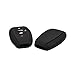 Fontic Set of 2 Black Rubber Silicone Smart Key Fob Remote Cover Case Holder Protectors for 2016 2017 Subaru Forester Sti 2017 Outback 2015 2016 XV Crosstrek Impreza 2014-2017 BRZ 2016 WRX