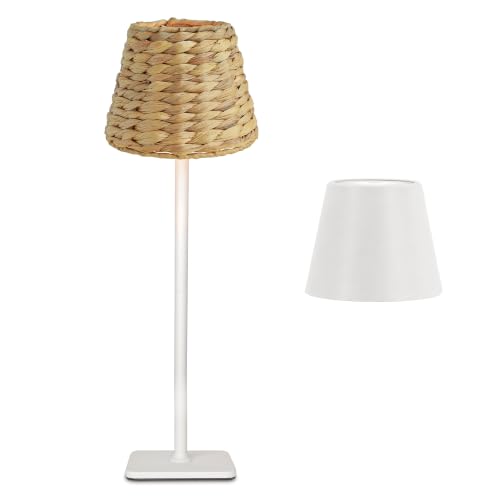 Mr. White Cordless Water Hyacinth Lamp