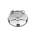 Vonluxsue Set of 4 Pieces BMW Wheel Center Caps Emblem, 68mm Carbon Fiber BMW Logo Rim Center Hub Caps for BMW All Models (Black)