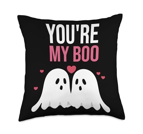 You're My Boo 2 Ghosts Love Throw Pillow
