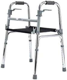 WSYHXMWalker Walker Lightweight Folding with Walking Aids Anti-Slip Four-Legged Cane Walking Frame Rehabilitation Equipment