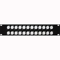 Seismic Audio - SARLBL24 -2U Rack Panel - Pre-Punched 24 