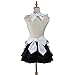 Love Potato Cute White Retro Kitchen Restaurant Women Aprons for Women Girls Waitress Apron for Gift