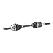 Front Driver and Passenger CV Axle Assembly Set Neoprene Boots Moly Greased Compatible with 2001-2008 Ford Escape 2001-2008 Mazda Tribute 2005-2008 Mercury Mariner Automatic Transmission