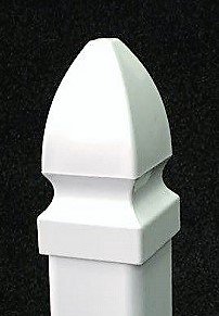 Waymark 1-3/8 X1-3/8 French Gothic PVC Vinyl Picket Cap/Top - 6 Pieces