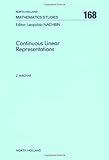 Continuous Linear Representations, Magyar, Z., 0444890726