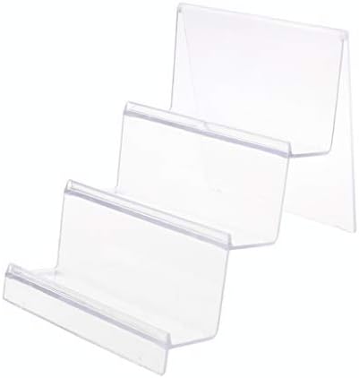 Wuweiwei12 1Pc Clear Acrylic Wallet Display Stand Holder Leather Handbag Purse Jewelry Stand