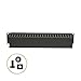 NavePoint 2U Plastic Rack Mount Horizontal Cable Manager Duct Raceway for 19 Inch Server Rack