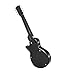Novelty Black Butane Refillable Lighter for Cigar Cigarette Smoking Pipe Smokers with Rock and Roll Flashing LED Electric Guitar Shape