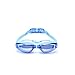 qiteng Swimming Goggles + Swim Cap + Case + Nose Clip + Ear Plugs Swim Goggles Anti Fog UV Protection for Adult Men Women Youth Kids Blue