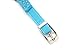 BINGPET BA3010 Soft Velvet Safe Cat Adjustable Collar Bling Rhinestone Butterfly with Bells , Blue