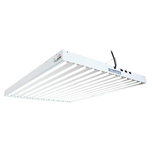 Hydrofarm Agrobrite T5, FLT412, 648W 4 Foot, 12-Tube Fixture with Lamps, 1 Count (Pack of 1)