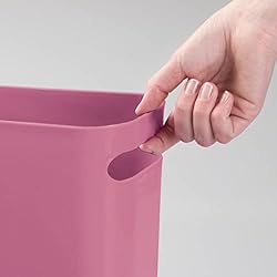 mDesign Plastic Small Trash Can, 1.5