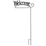 Ganz Welcome Flag Holder Stake, Iron