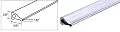 CRL Chrome Frameless Shower Door Tapered Threshold - 32 in long