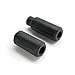 Krator MT219-046 Black Slider (Kawasaki ZX-6R / ZX-6RR / 636 No Cut Frame 2005-2006) Frame Bobbins Crash Protectors Motorcycle Sportbike)