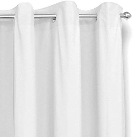 Cortina Corta Luz Blackout PVC 1,40x1,80 Branca Admirare