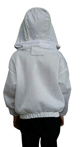 OZ ARMOUR Double Layer MESH Ventilated Jacket Fencing Veil with Free Gloves (Large)