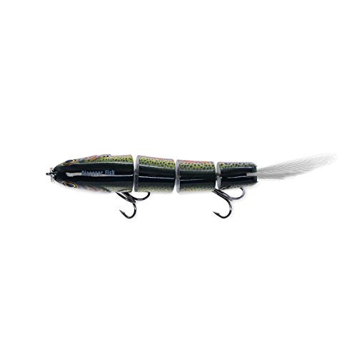 Discover Fish Fishing Lures Bass Trout Muskie 4 Segment Jointed with