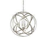 Capital Lighting 4234WG Axis 4-Light Pendant, Winter Gold Finish