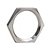 DERNORD Cast Pipe Fitting Stainless Steel 304 Hex Locknut NPT Female (1
