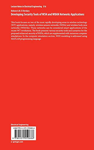 image for Mohsen Mahmoud Developing Security Tools of WSN and WBAN Networks Appl