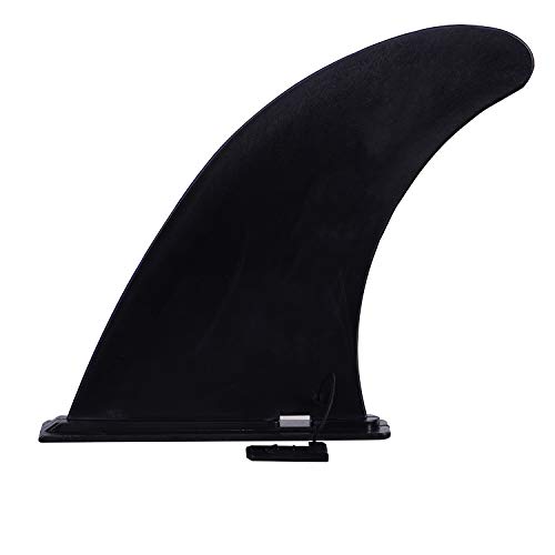 Neolife 10" Surf & SUP Single Fin Surfboard Fins - Free No Tool Fin Screw - 10 inch Center Fin for Longboard & Paddleboard