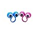 Anyumocz 30 Pieces Eye Finger Puppets Eye Ring Toys Fun Toys Gifts Bright Colors Eyeball Ring Eye Monster Finger for Kids Party,5 Colors
