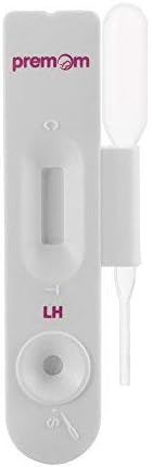 Premom Ovulation Test kit-25 Pack of Individually-Sealed LH Urine Test Cassettes with Pipettes, Powered by Premom Ovulation Predictor iOS and Android App_#PMC-225 (25 Tests)