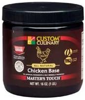 Masters Touch All Natural Reduced Sodium Chicken Base, 1 Pound -- 6 per case.