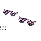 FD&amp;D Multiple Use Shining Screw Cap, Pink Butterfly Pattern with M6 Machine Screw