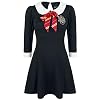 Harry Potter House Dress Korte jurk zwart A-Linien-Kleider, Fan merch, Film