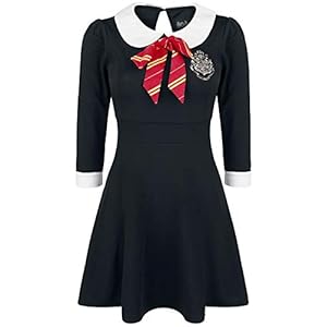 Harry Potter House Dress Korte jurk zwart A-Linien-Kleider, Fan merch, Film