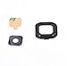 Cokusky Back Camera Frame Holder Glass Lens with Frame Adhesive Repair for Samsung Galaxy S6 Active G890A (Black)