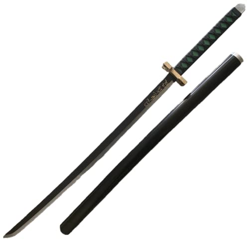 damdos Halloween Prop Weapon Demon of Slayer Cosplay Sword PU Foam 31.5inch Tomioka Giyuu Kamado Tanjirou Swords Birthday Gifts(Tokitou Muichiro) — image 1