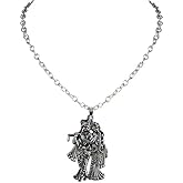 Generic Hari Darpan Hindu Lords Radha Krishna Pendant Locket with Chain Necklace For Men And Women