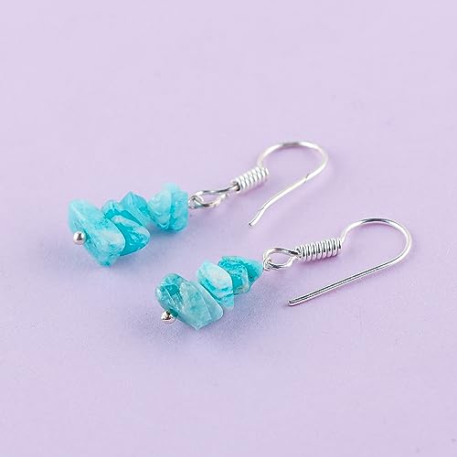 Natural Chips Crystal Earring, Yoga Jewelry, Meditation Earring, Amethyst