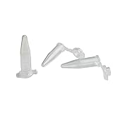 100 Piece 0.5ml Tiny Microcentrifuge Tube Graduated