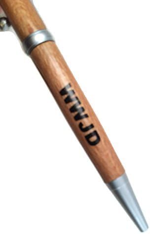 Sycamore Pen with WWJD; Satin Finish; Free Gift Box SJS125A