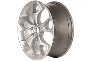 Marketplace Auto Parts Aluminum Wheel - Sparkle Silver Metallic - 19 x 8 Inch - 52.5mm Offset - 5 Spoke - 5 Lug - Compatible with 2013-2016 Ford Escape