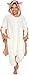 Silver Lilly Unisex Adult Pajamas - Plush One Piece Cosplay Flying Squirrel Animal Costume (L)