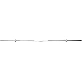 Marcy 6 ft. Two-Piece Standard Weight Bar with Threaded Spin Lock Collars for 1-inch Weight Plates Free Weights Accessory for Home Gym TRB-72.2
