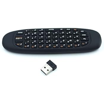 Smart&Cool ® 2.4G Mini Flying, Portable Wireless Handheld Keyboard, Gyroscope Remote Controller 3D Motion Sense Handgrip for Android Smart TV BOX, 3D Somatic Games, Support Multiple system include Windows, Mac OS, Linux, Android etc.