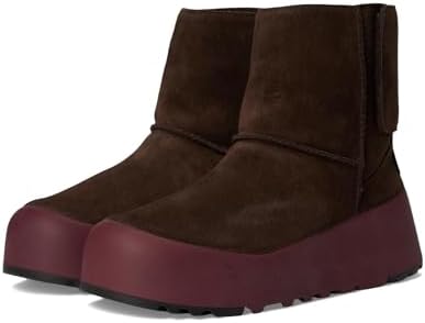 Amazon.com | UGG Women's Classic Brellah Mini Boot, Burnt Olive, 5