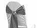 MDS Pack of 50 PCS Satin Chair Sashes Charmeuse Sateen Dining Chair Bows Ribbon Ties Back Sash for Wedding Party Birthday Home Hotel Restaurant Banquet Decoration (7 x 108 Inch, Silver Grey)