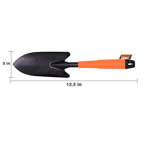 Finder Garden Trowel Lawn and Garden Tools, Stainless Steel Hand Shovel - Perfect Small Garden Trowel for Quick Work - Weeding, Transplanting and Digging