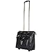 Aimee Kestenberg Isla Women's Saffiano Faux Leather 2-Wheel 15in Laptop & Tablet Anti-Theft RFID Business Case / Carry-On Travel Tote, Black